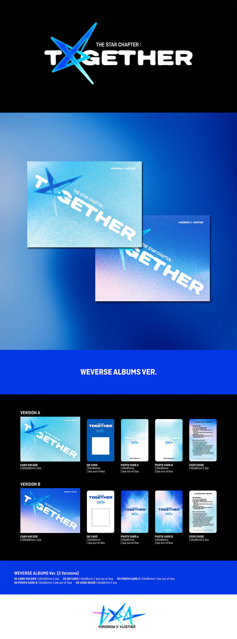 TXT 4th Full Album 'The Star Chapter: TOGETHER' (Weverse Albums ver.)