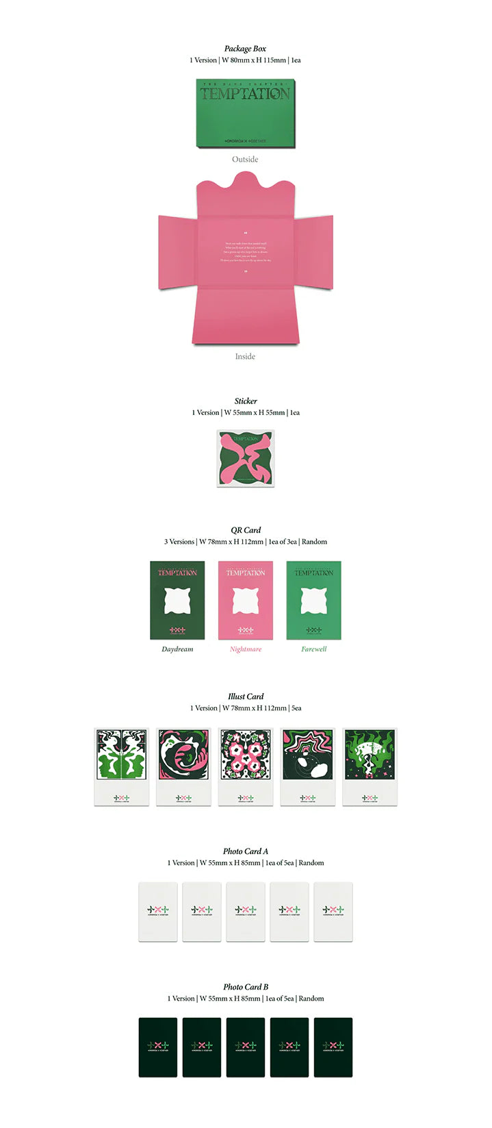 TXT (Tomorrow X Together) 5th Mini Album 'The Name Chapter: TEMPTATION' (Weverse Albums ver.)