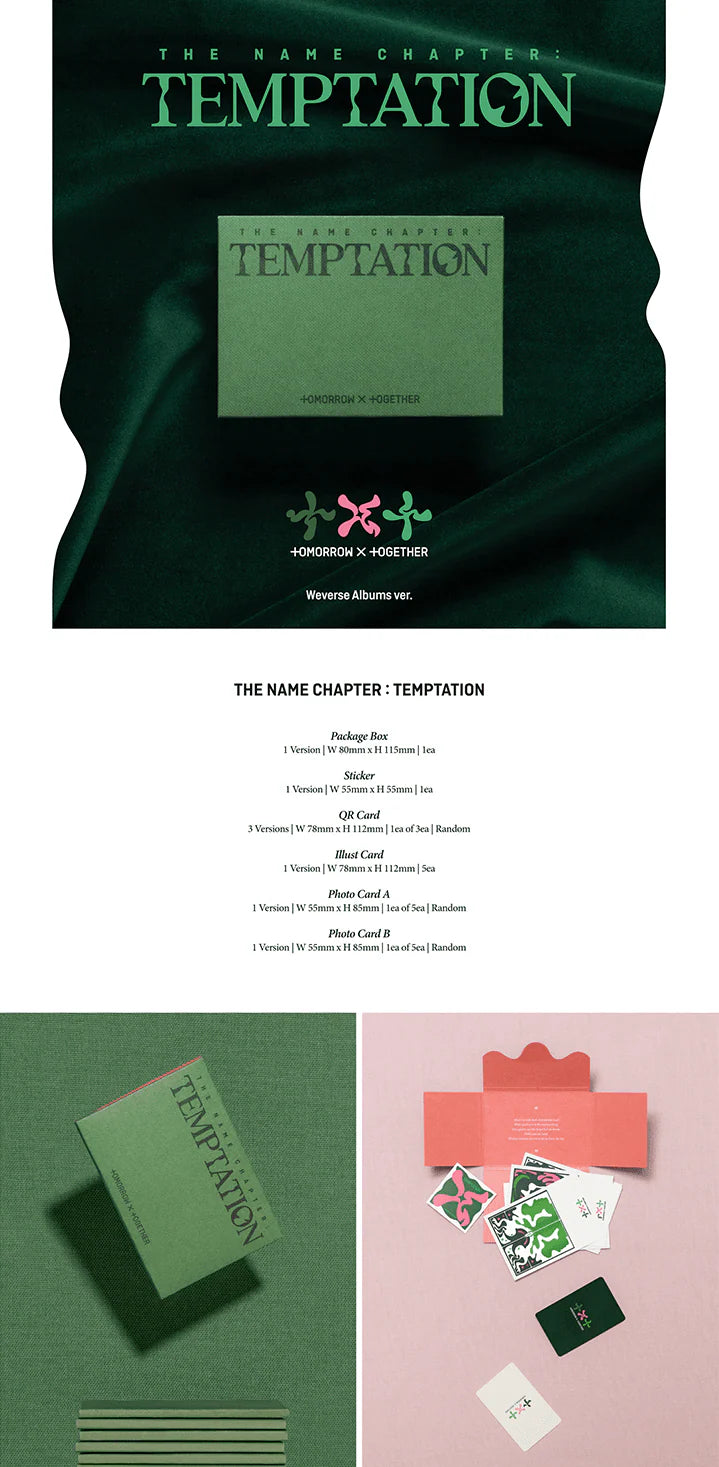 TXT (Tomorrow X Together) 5th Mini Album 'The Name Chapter: TEMPTATION' (Weverse Albums ver.)