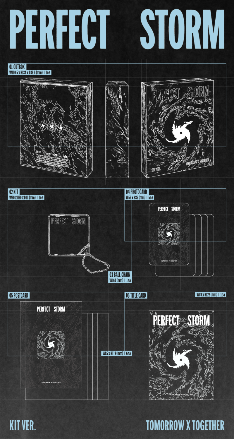 [PREORDER] TOMORROW X TOGETHER 9th Mini Album 'PERFECT STORM' (KiT Ver.)