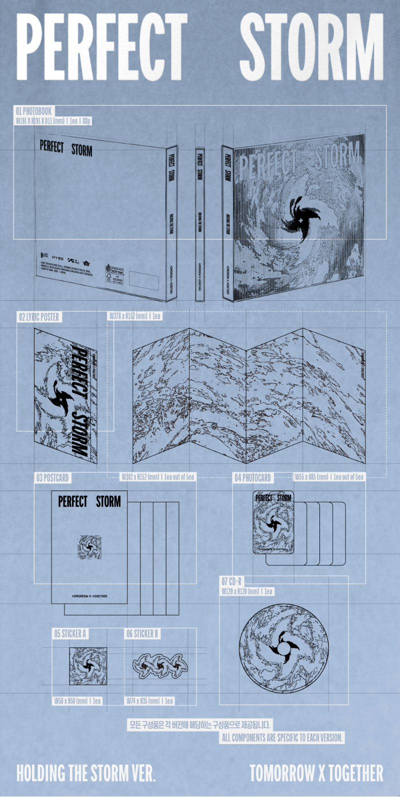 [PREORDER] TOMORROW X TOGETHER 9th Mini Album 'PERFECT STORM'