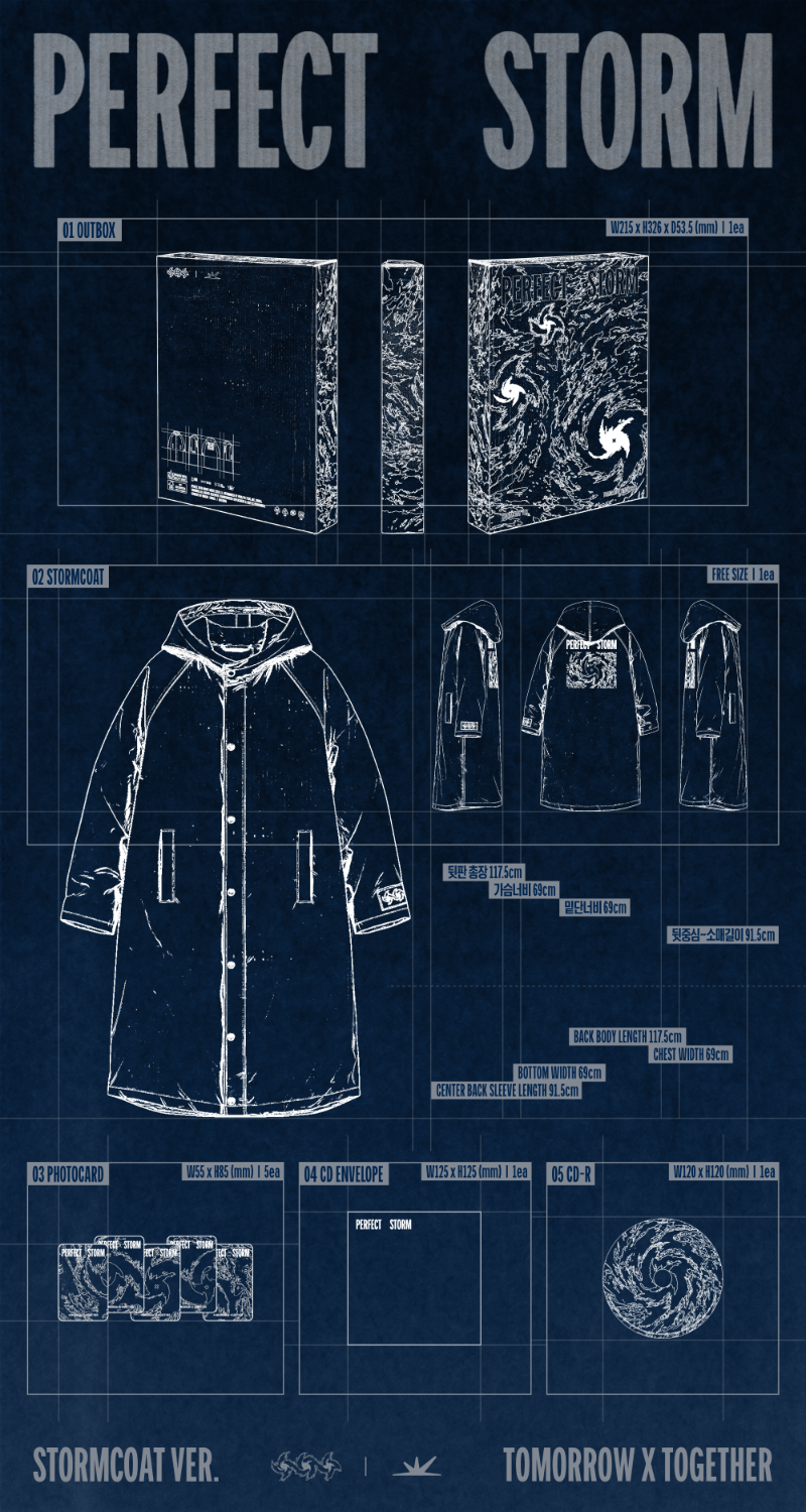 [PREORDER] TOMORROW X TOGETHER 9th Mini Album 'PERFECT STORM' (STORMCOAT Ver.)