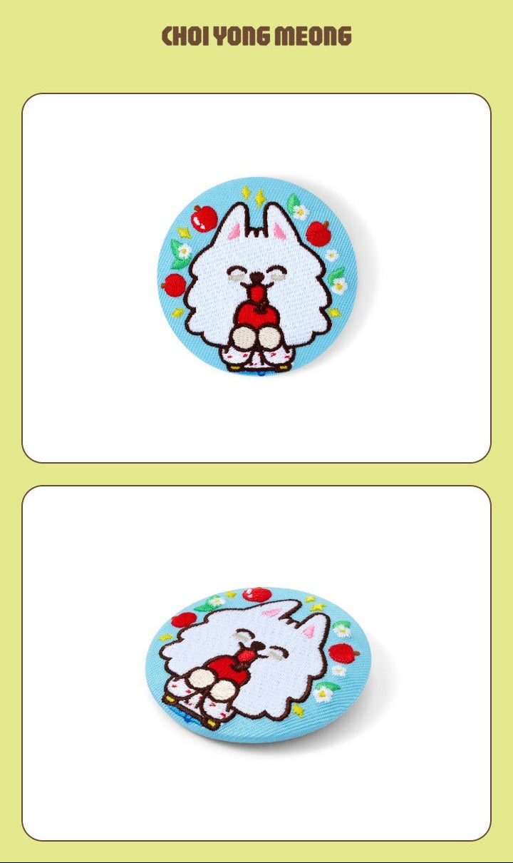 TOMORROW X TOGETHER PPULBATU <Hey! APPUL> Official MD - Embroidery Can Badge