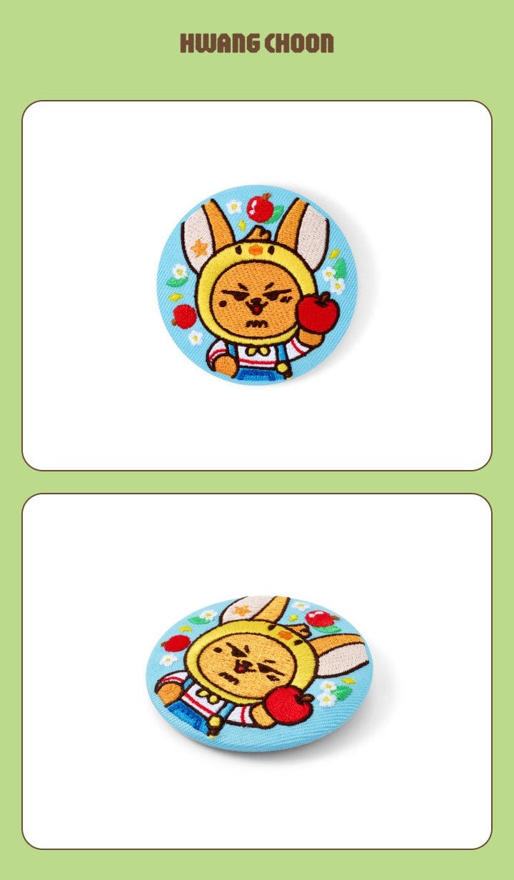 TOMORROW X TOGETHER PPULBATU <Hey! APPUL> Official MD - Embroidery Can Badge