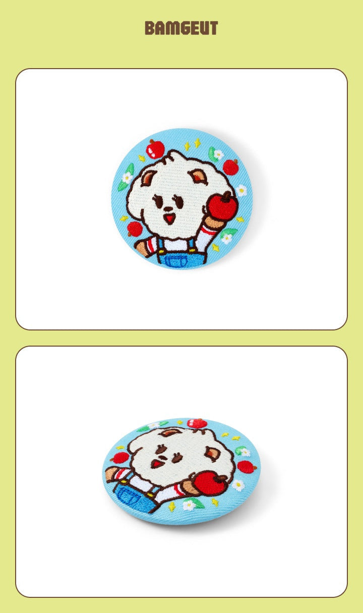 TOMORROW X TOGETHER PPULBATU <Hey! APPUL> Official MD - Embroidery Can Badge