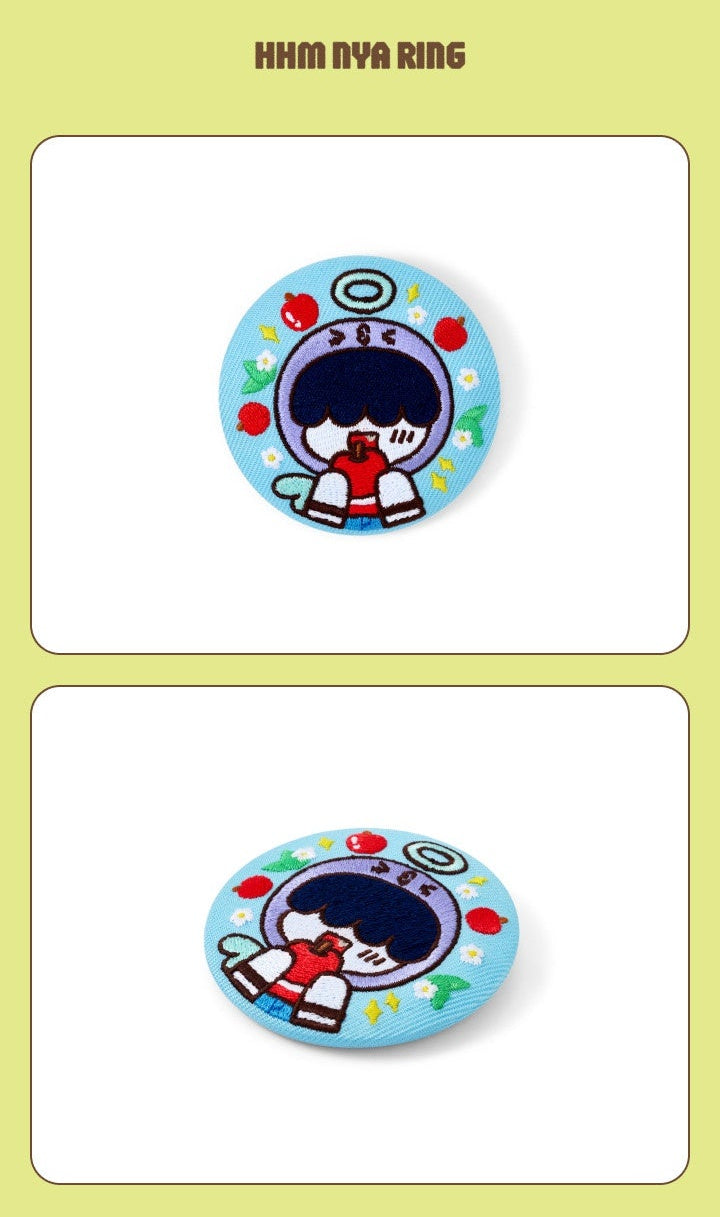 TOMORROW X TOGETHER PPULBATU <Hey! APPUL> Official MD - Embroidery Can Badge