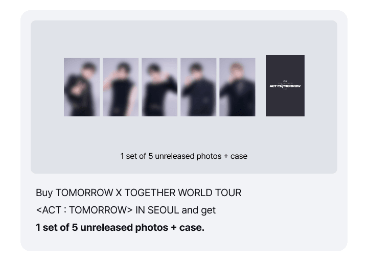 TOMORROW X TOGETHER WORLD TOUR <ACT : TOMORROW> IN SEOUL