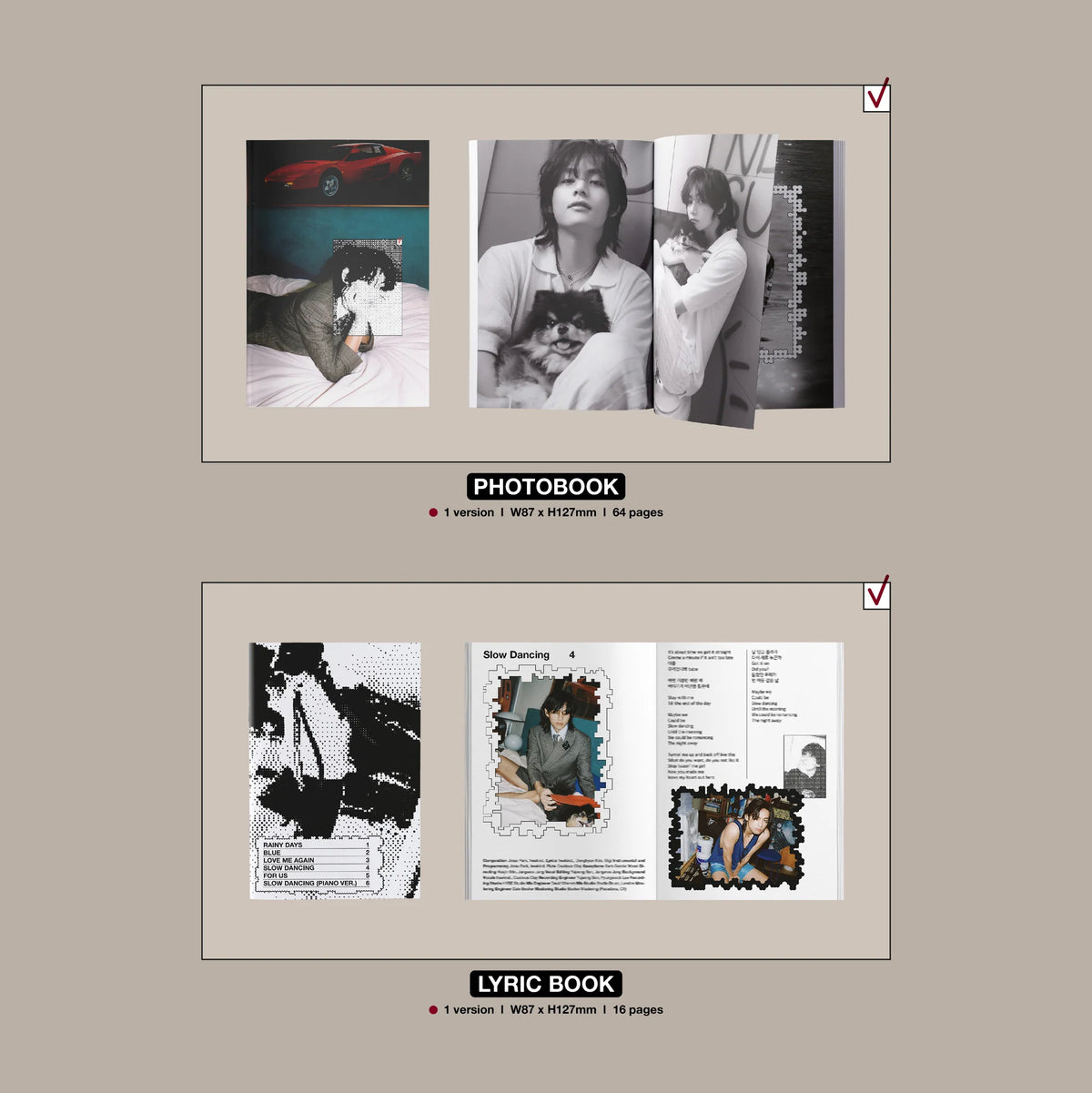V Mini Album 'Layover' (Weverse Albums ver.)