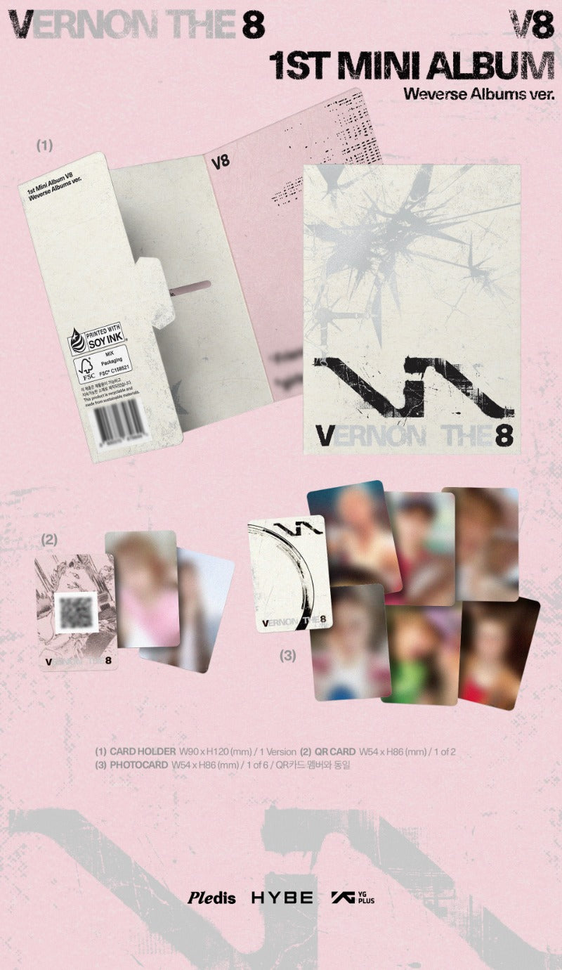 [PREORDER] V8 (SEVENTEEN) 1st Mini Album 'V8' (Weverse Albums ver.)