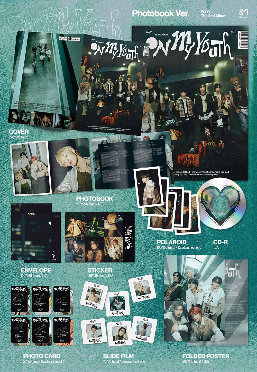 WayV The 2nd Album 'On My Youth' (Photobook Ver.)