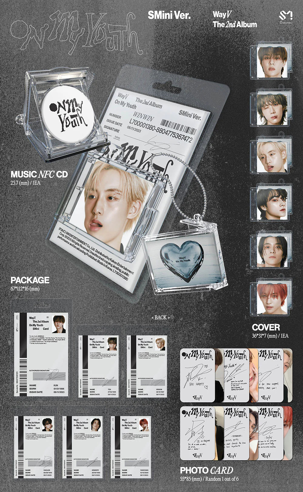 WayV The 2nd Album 'On My Youth' (SMini Ver.)