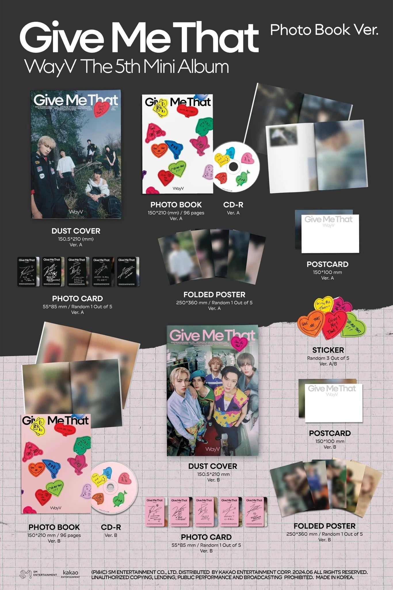 WayV 5th Mini Album 'Give Me That' (Photobook Ver.)