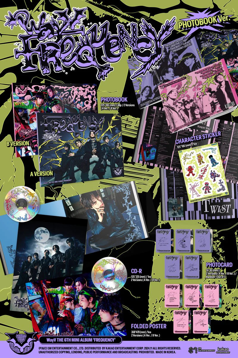 WayV 6th Mini Album 'FREQUENCY' (Photobook Ver.)