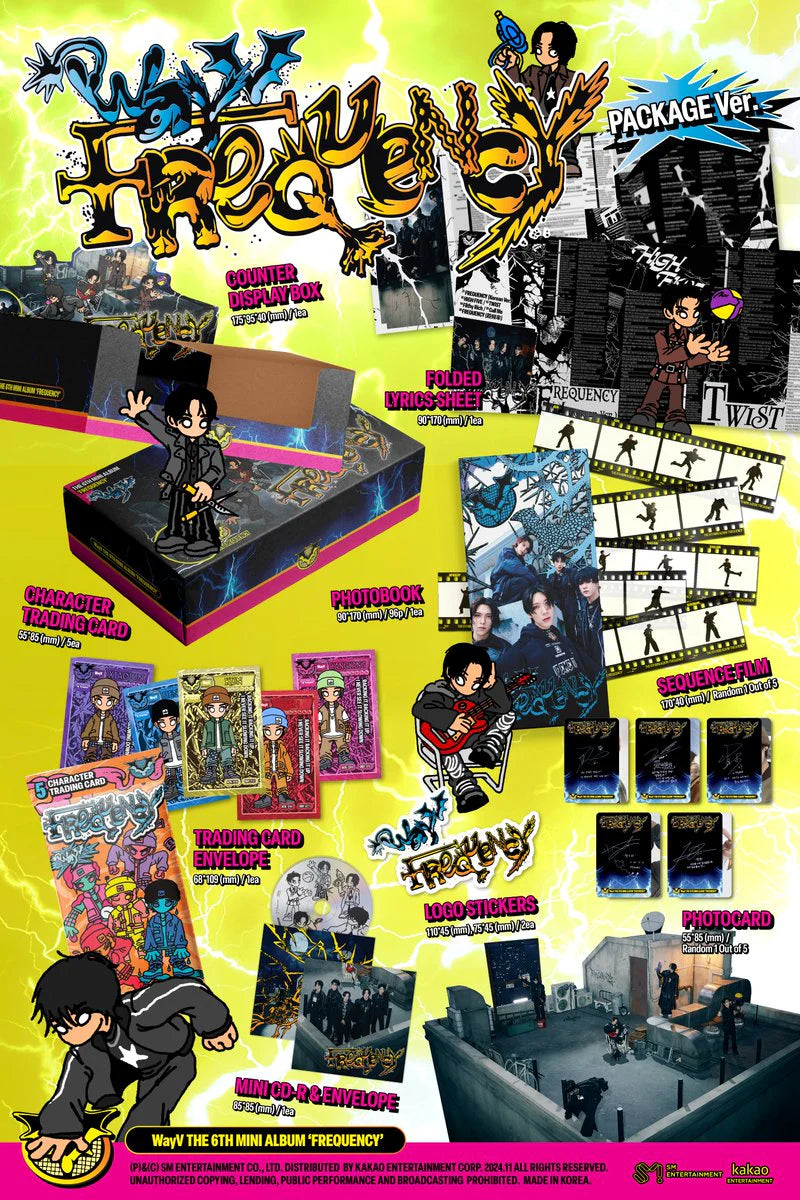 WayV 6th Mini Album 'FREQUENCY' (Package Ver.)