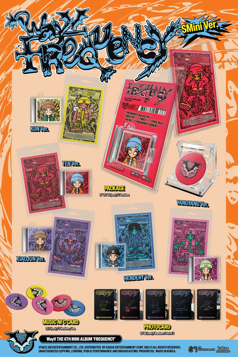 WayV 6th Mini Album 'FREQUENCY' (SMini Ver.)