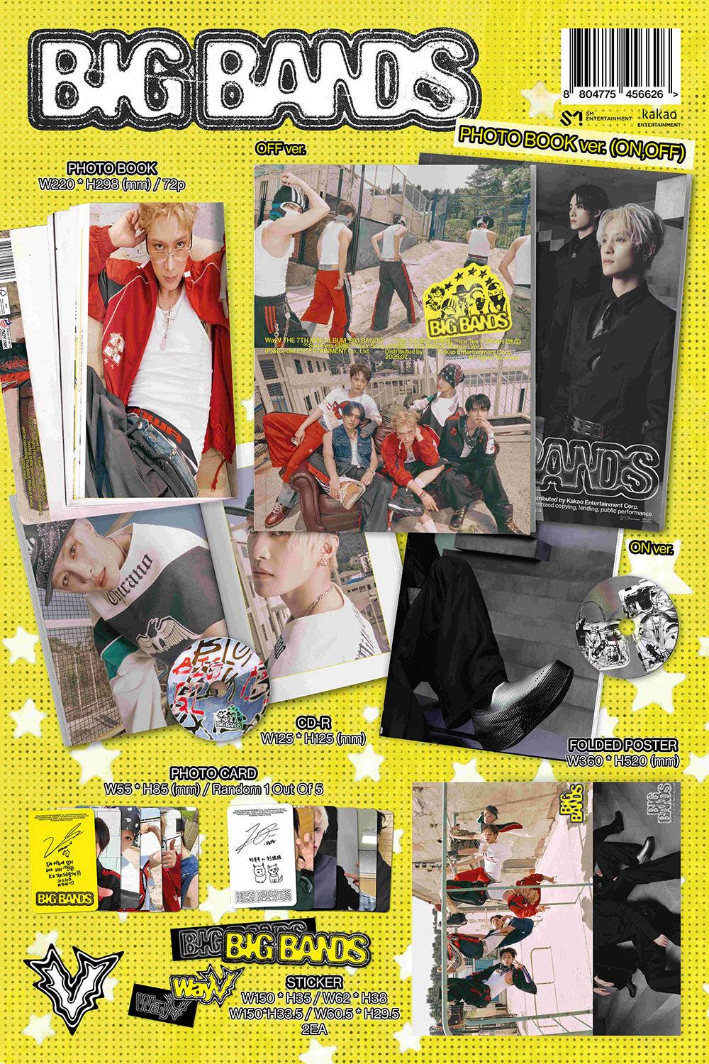 WayV 7th Mini Album 'BIG BANDS' (Photobook Ver.)
