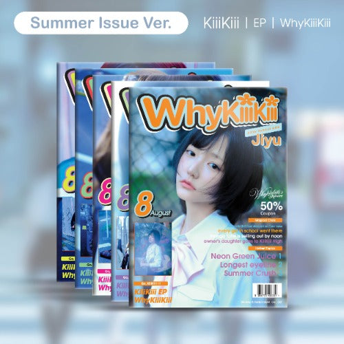KiiiKiii EP 'WhyKiiiKiii' (GUIDE BOOK Ver. / AMENITIES Ver. / SUMMER ISSUE Ver.)