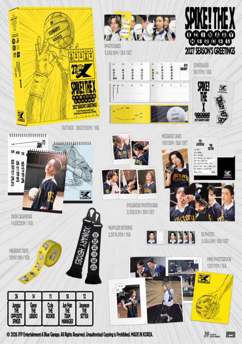 [PREORDER] Xdinary Heroes 2027 Season's Greetings 'SPIKE! THE X'