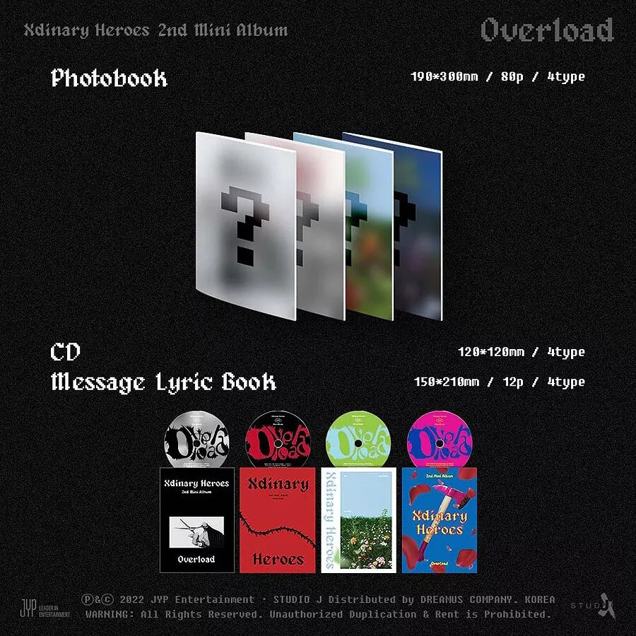 Xdinary Heroes 2nd Mini Album 'Overload'