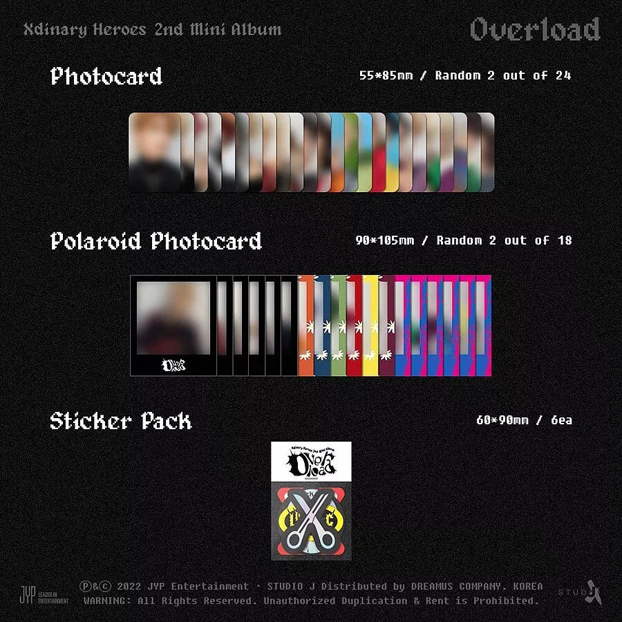 Xdinary Heroes 2nd Mini Album 'Overload'
