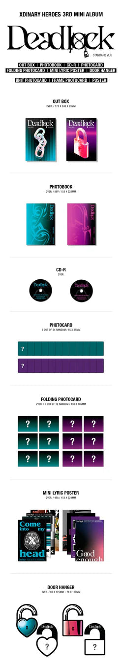 Xdinary Heroes 3rd Mini Album 'Deadlock'