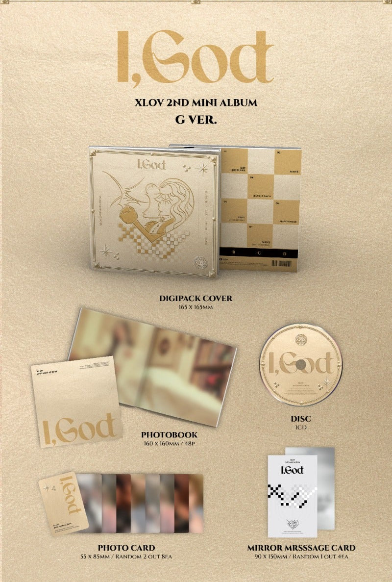 XLOV 2nd Mini Album 'I,GOD'