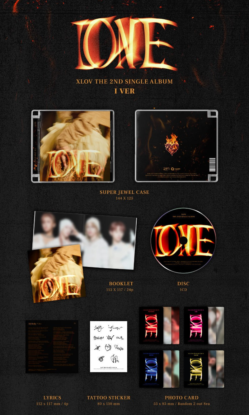 XLOV 2nd Single Album 'I ONE'