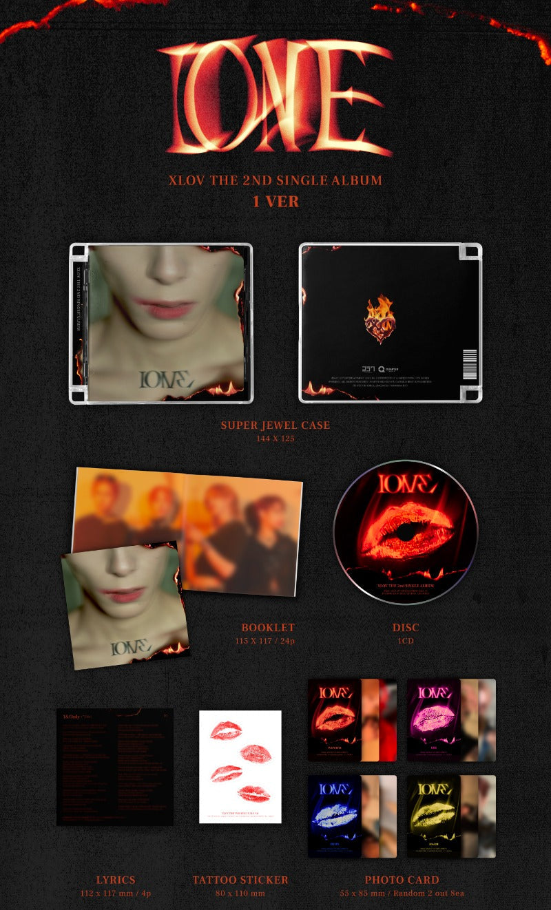 XLOV 2nd Single Album 'I ONE'