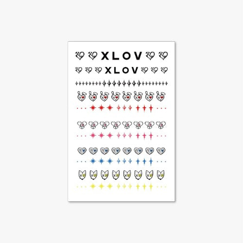 [PREORDER] XLOV '2026 XLOV ASIA TOUR Serving-X' Official MD Nail Stickers