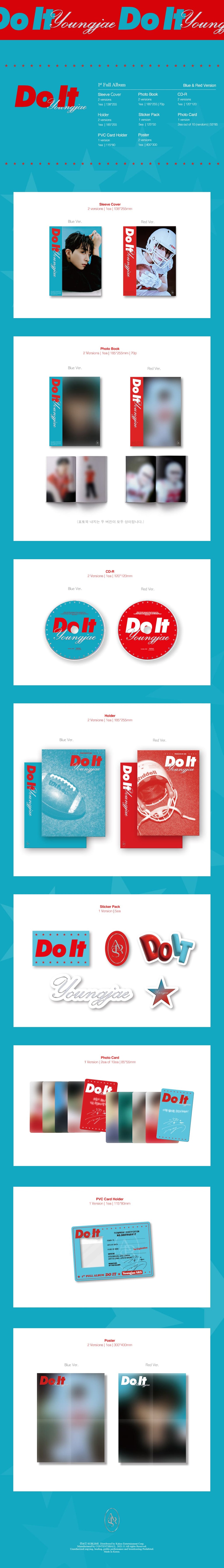 Youngjae 1st Full Album 'Do It'