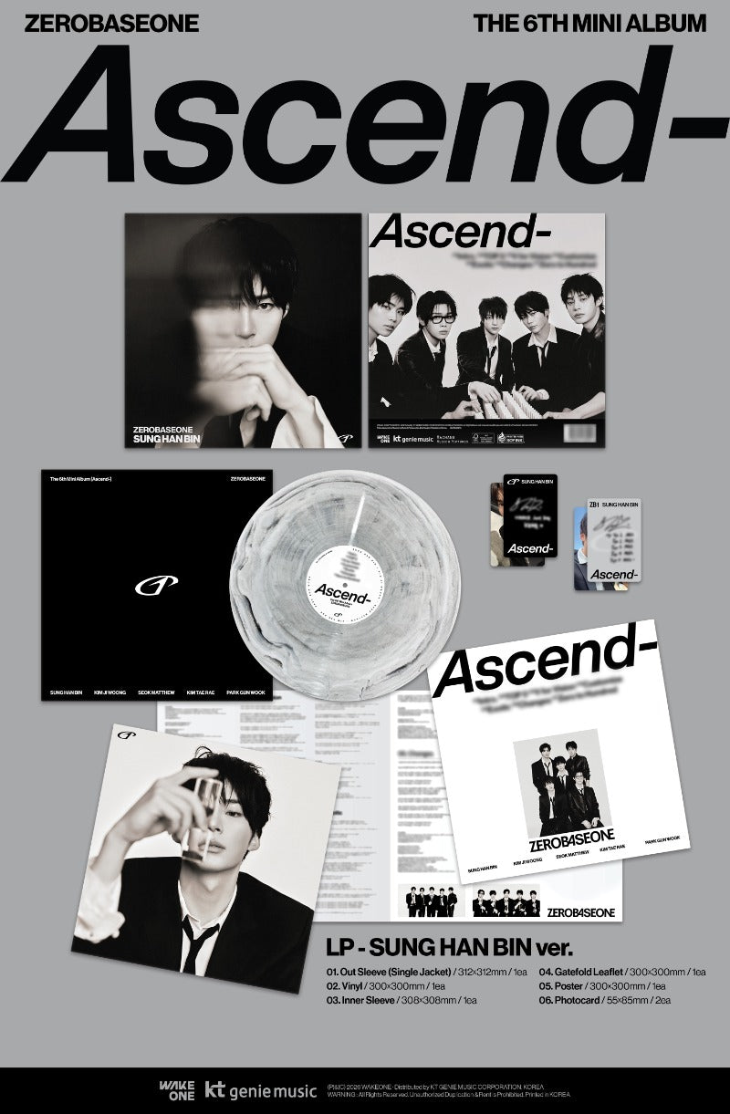 ZEROBASEONE 6th Mini Album 'Ascend-' (LP Ver.)