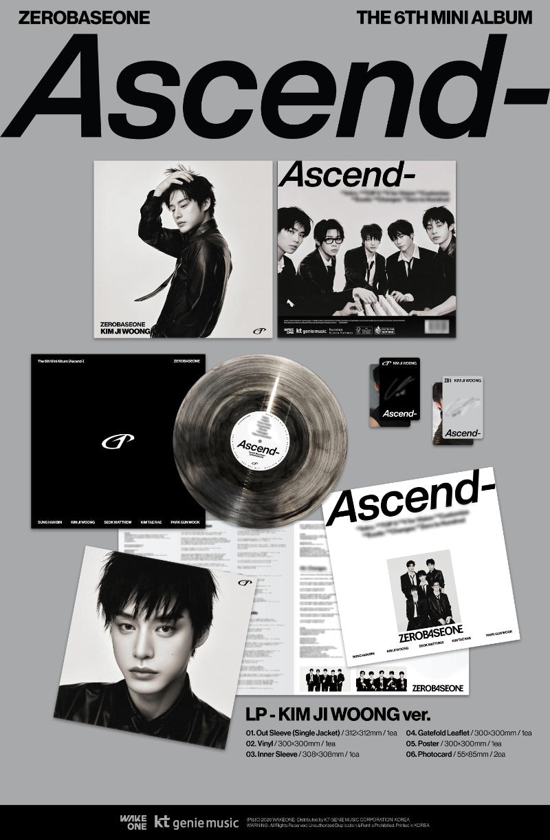 ZEROBASEONE 6th Mini Album 'Ascend-' (LP Ver.)
