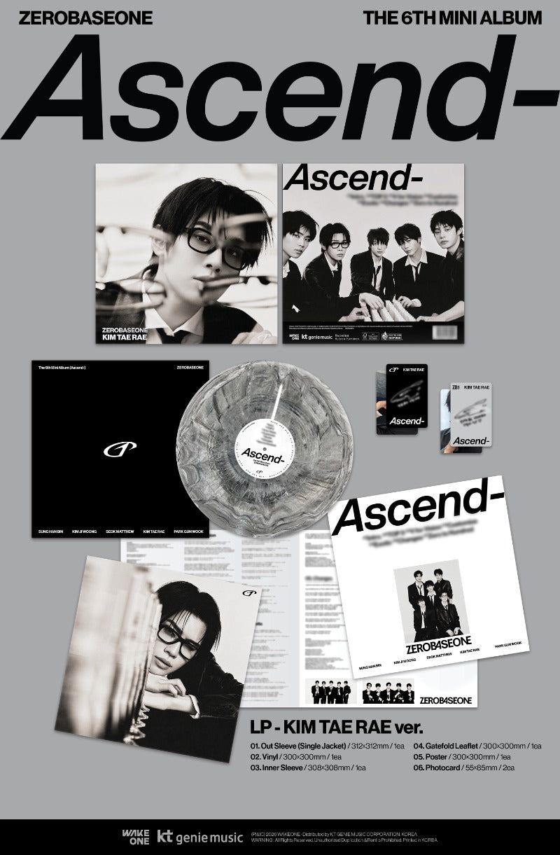 ZEROBASEONE 6th Mini Album 'Ascend-' (LP Ver.)